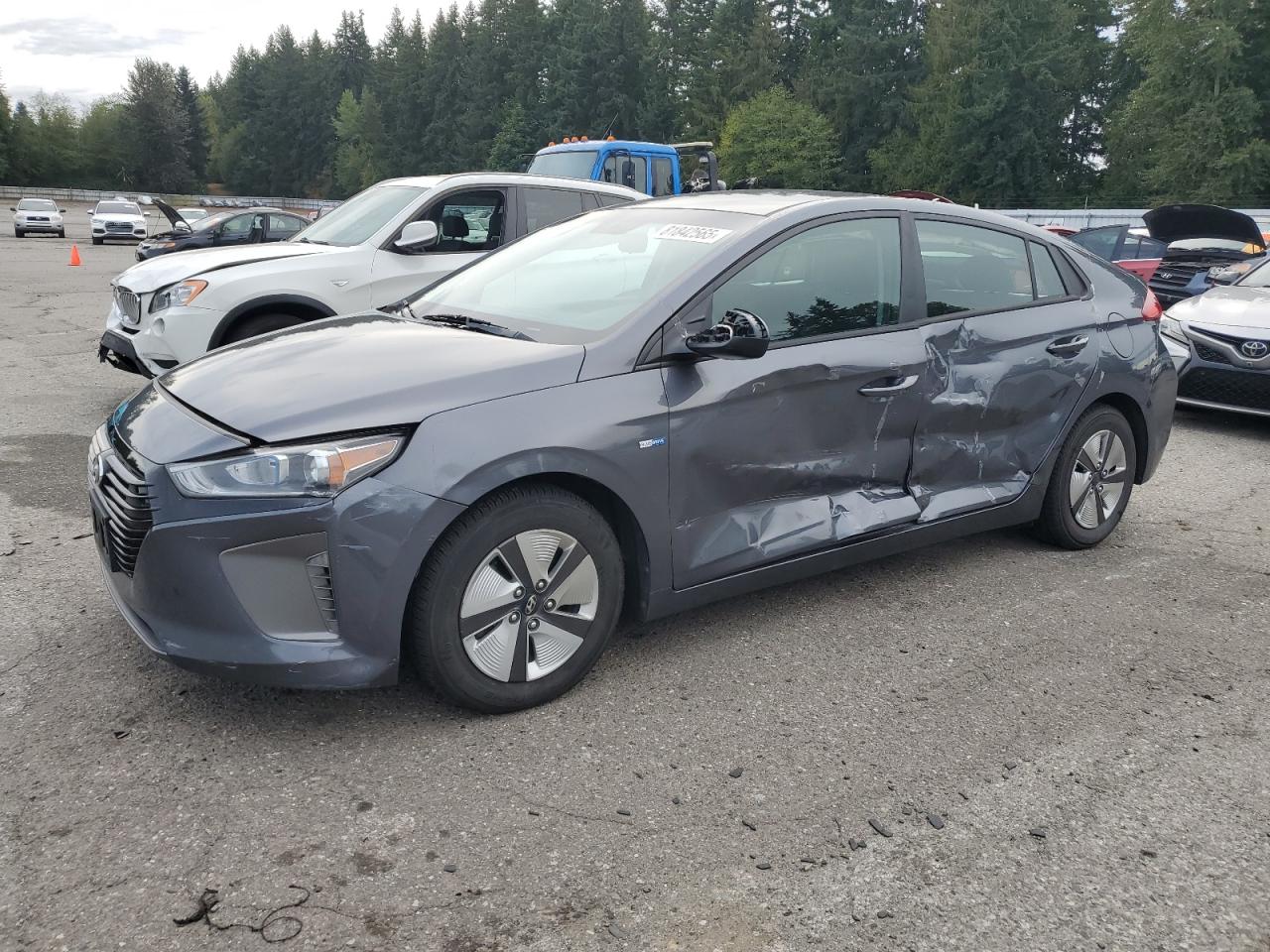 2019 Hyundai Ioniq blue