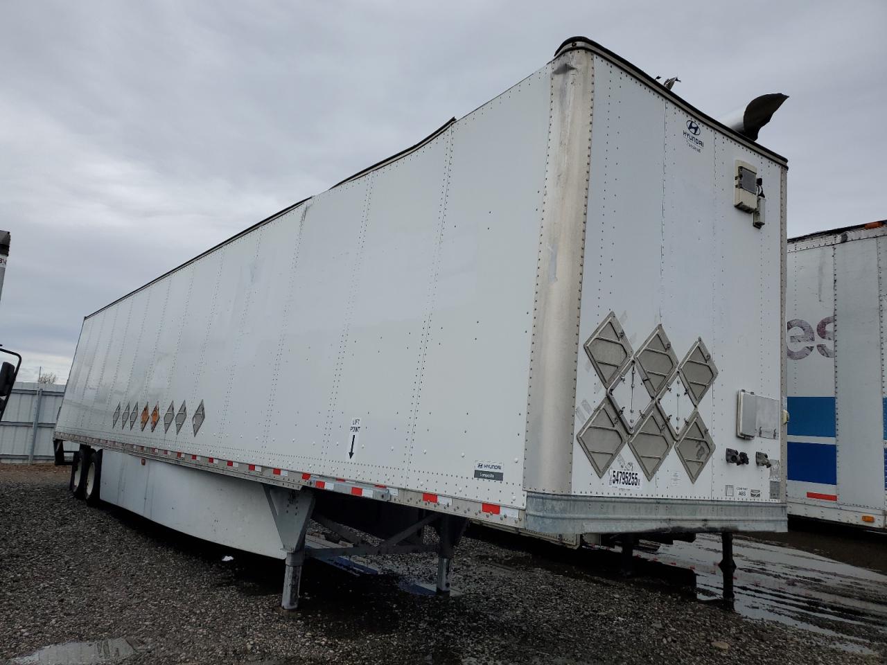 2019 Hyundai Vc2530152-ajs Dry Van Trailer