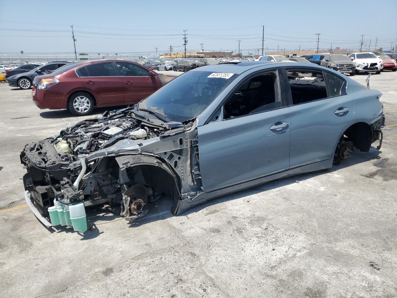 Infiniti Q50 red sport 400