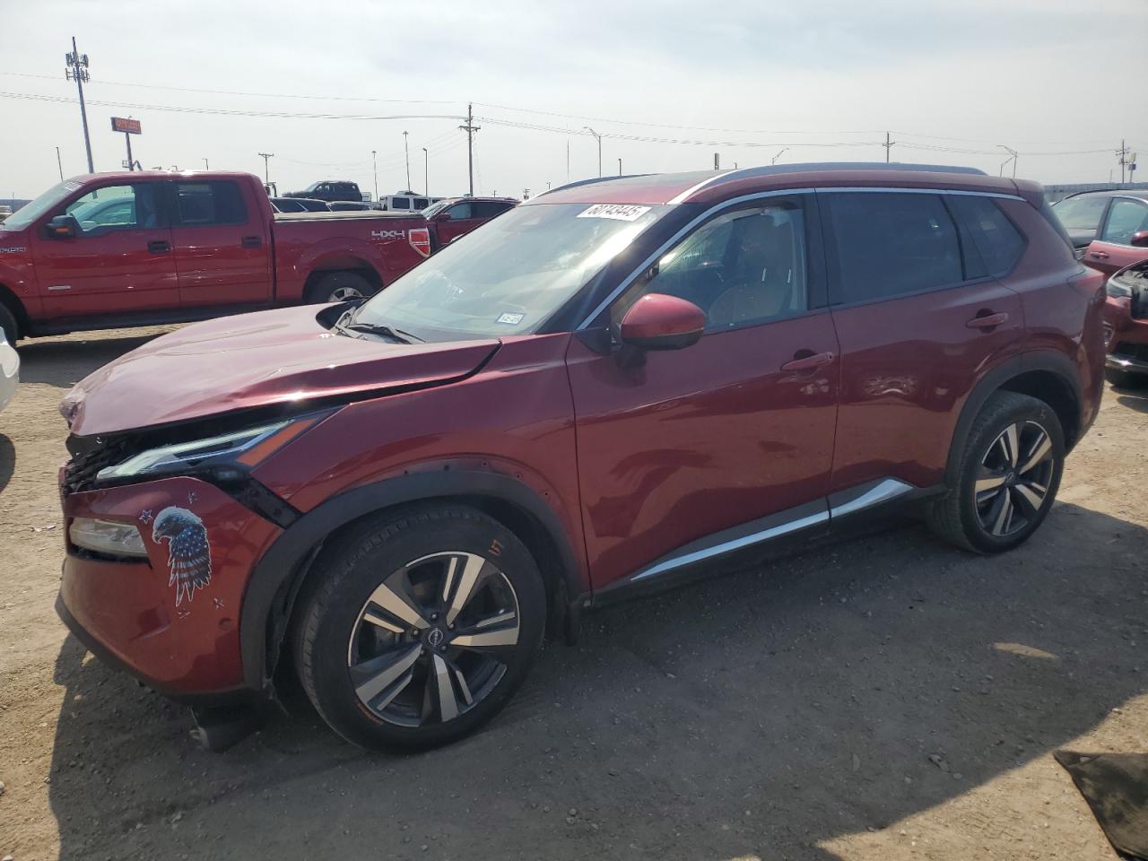 Nissan Rogue plat