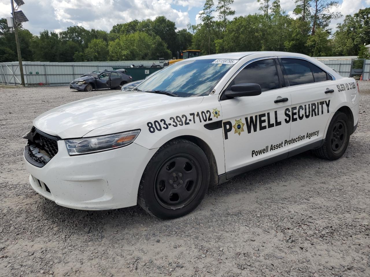 2013 Ford Taurus pol POLICE INTERCEPTOR