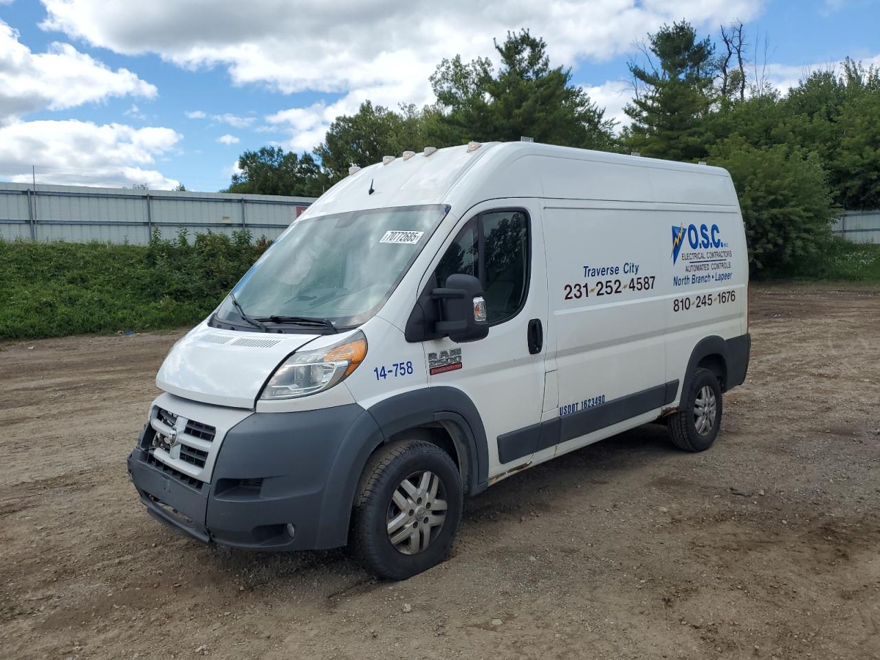 2014 Ram Promaster 2500 HIGH
