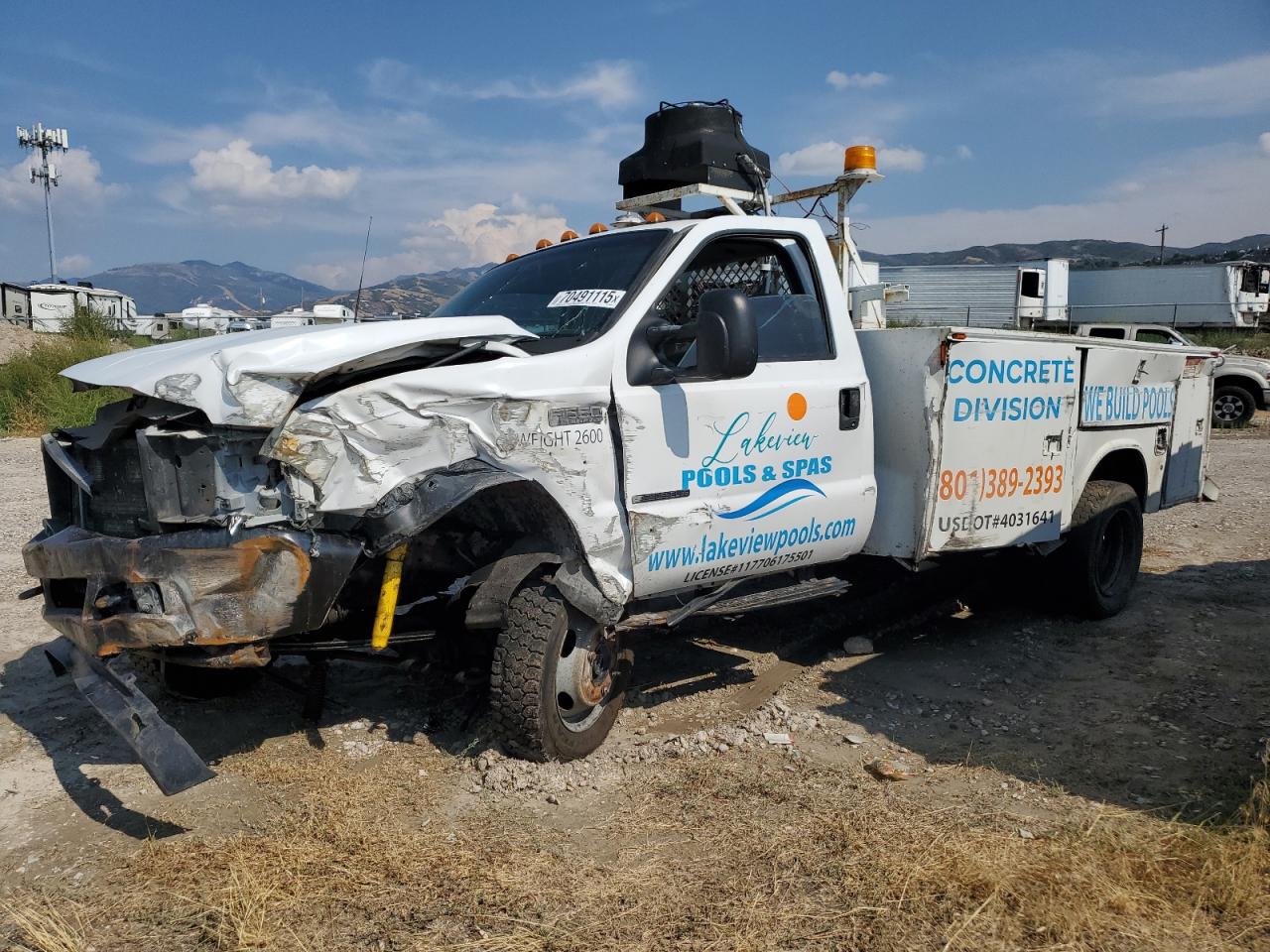 2002 Ford F550 super duty SUPER DUTY