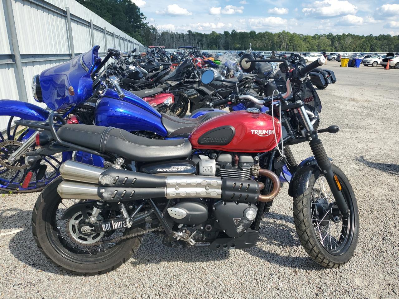 Triumph motorcycle Street scrambler