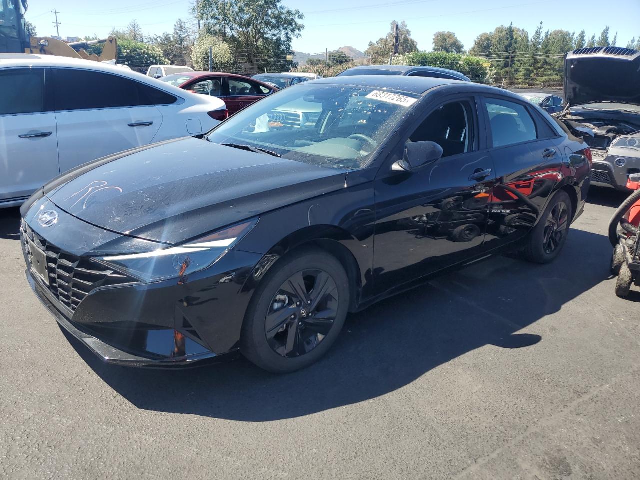 2022 Hyundai Elantra blue