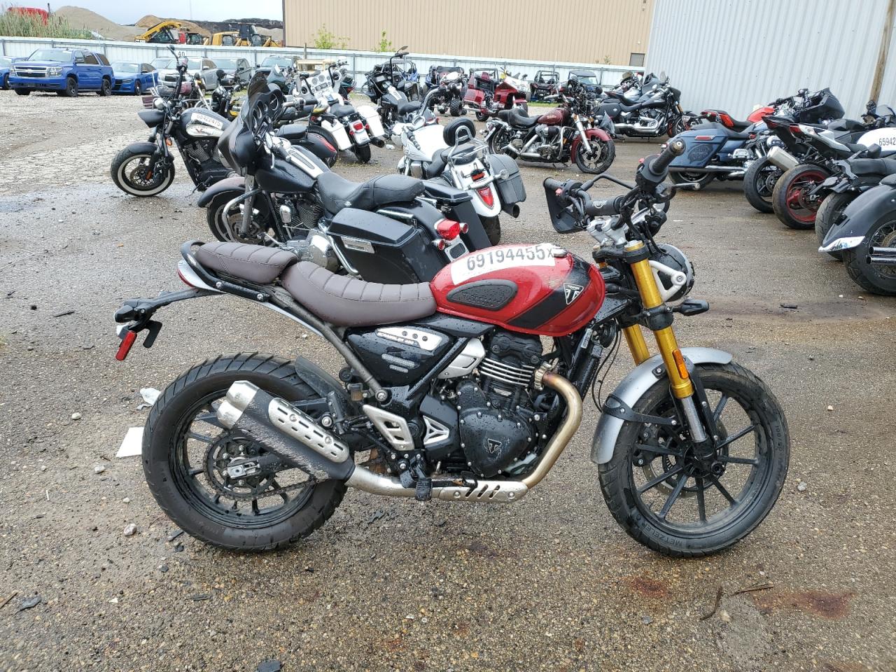 2025 Triumph motorcycle Scrambler 400 X