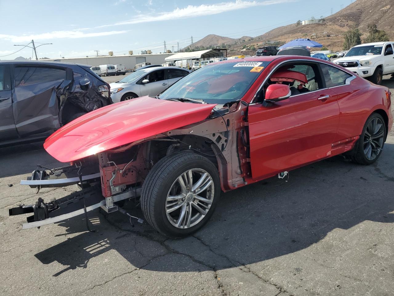 2018 Infiniti Q60 Red Sport 400